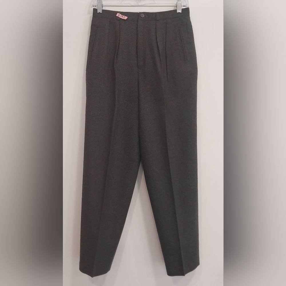 Vintage Gray Wool Blend Lined Pants Petites by Fundamental Things Size 10